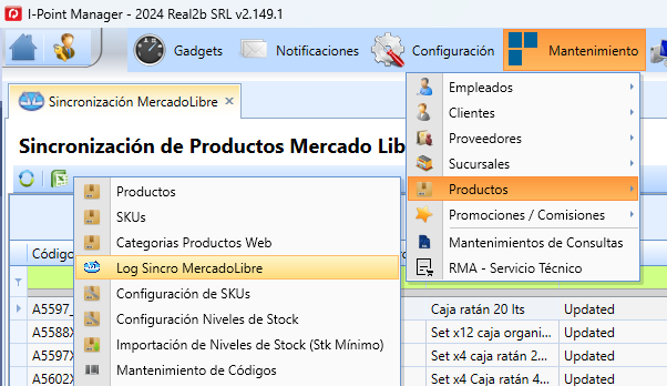 Log ECommerce