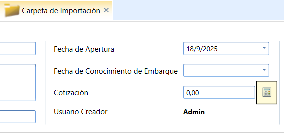 5 Botón De Obtener Cotización Y Campo De Fecha