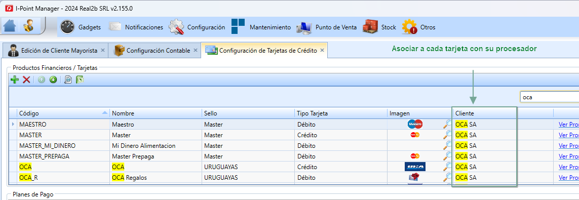 Manual Liquidaciones De Tarjeta   Configuracion De Procesadores Por Tarjeta