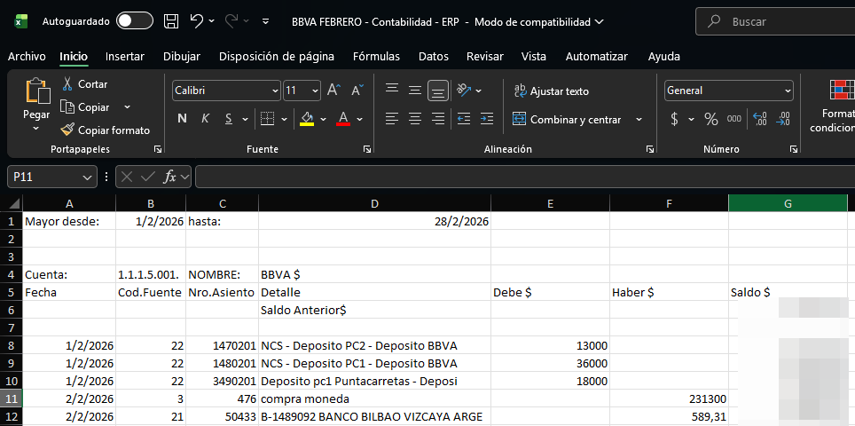Conciliacion Archivo Contabilidad